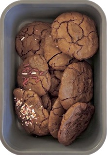 Delicious homemade fudgy brownie cookies