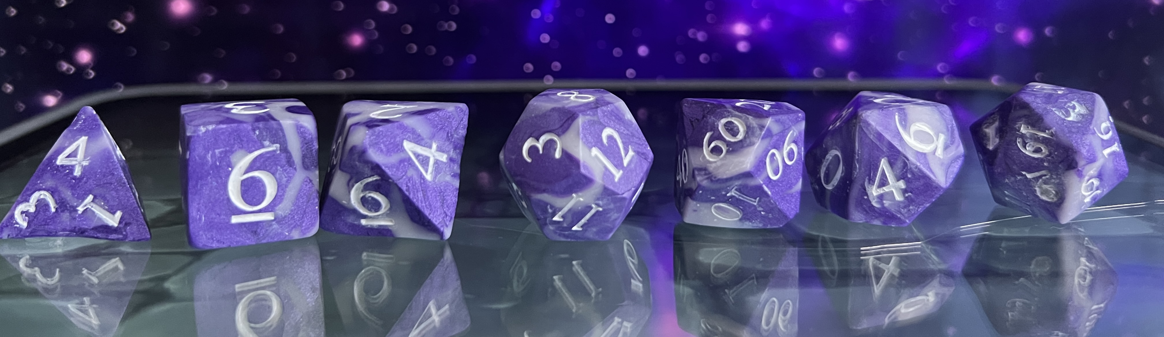 Polymer dice set